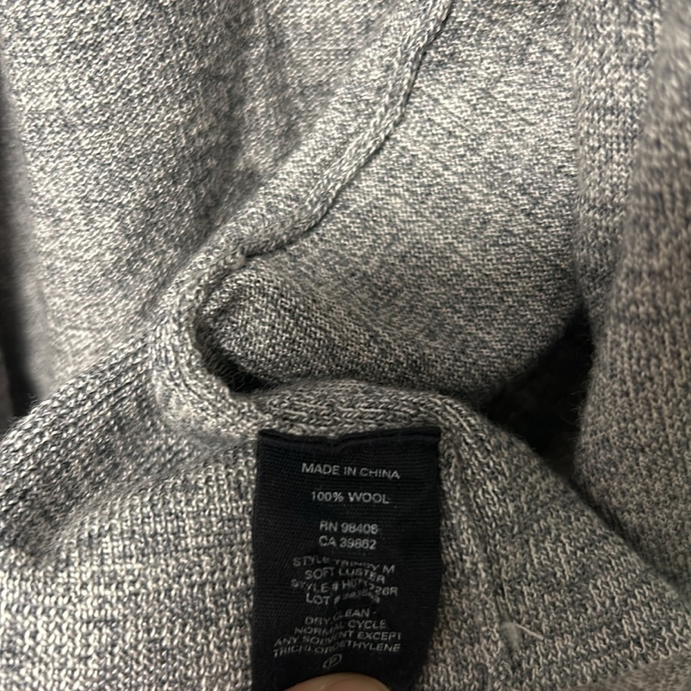 Theory 100% Wool Trincy M In Soft Luster Duster/ … - image 2